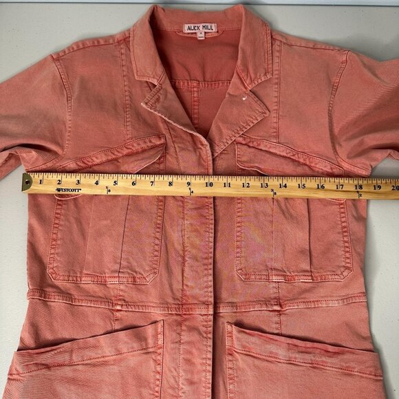Alex Mill Expedition Jumpsuit Coral Boilersuit Medium - Picture 7 of 14
